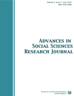 					View Vol. 3 No. 7 (2016): Advances in Social Sciences Research Journal
				